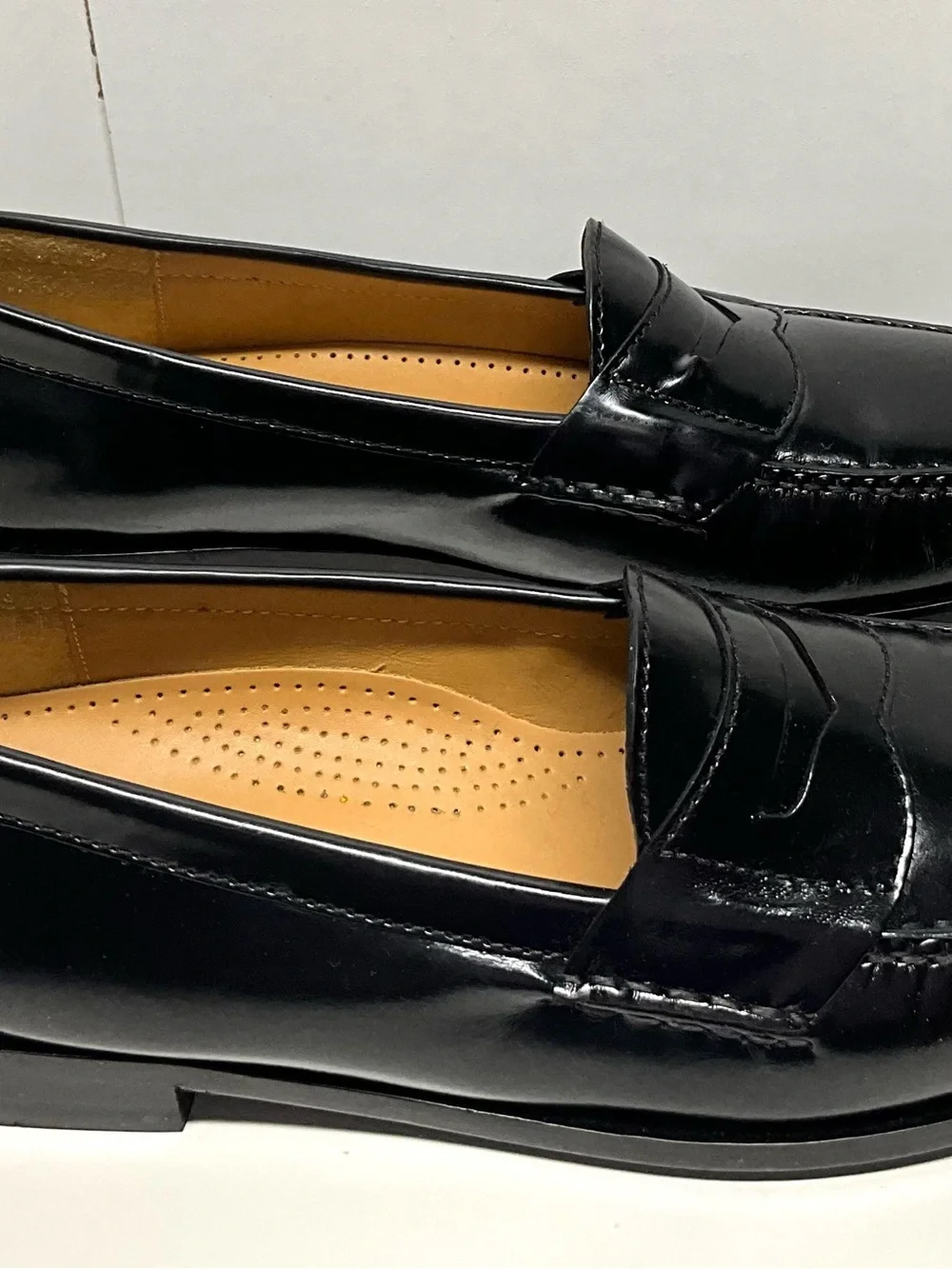 Cole Haan polished black